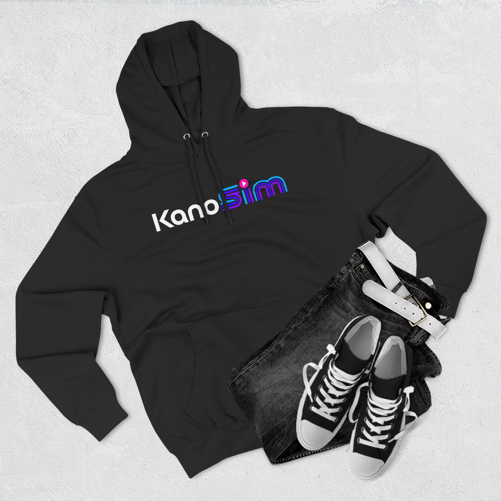 KANO Minimal Logo Hoodie — Black Fleece Pullover