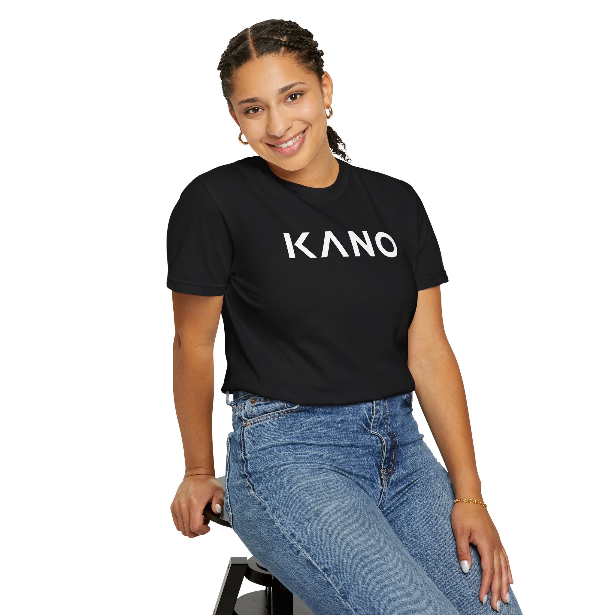 KANO Logo T-Shirt — Minimalist Black Graphic Tee