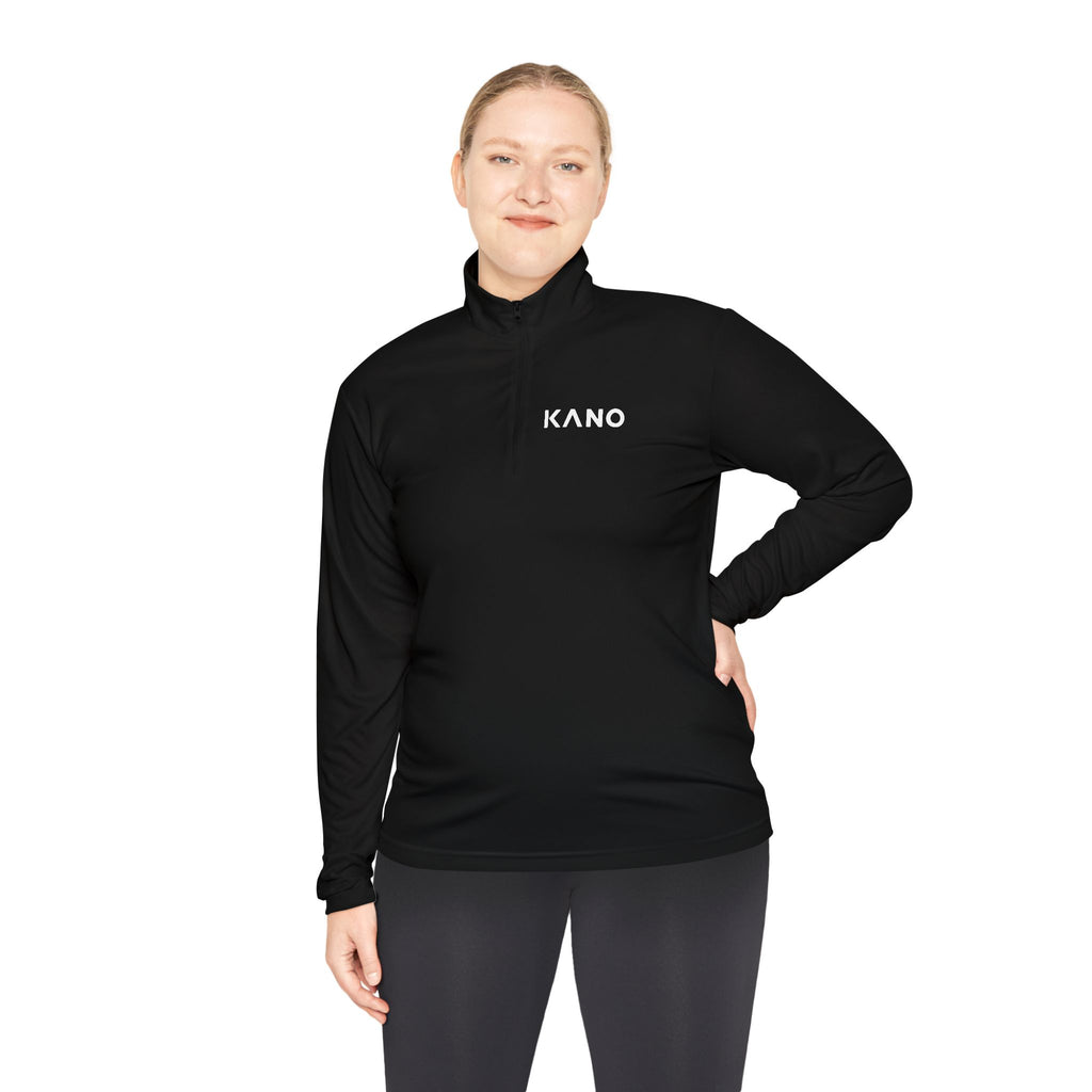 KANO Quarter-Zip Pullover — Minimal Logo Performance Pullover