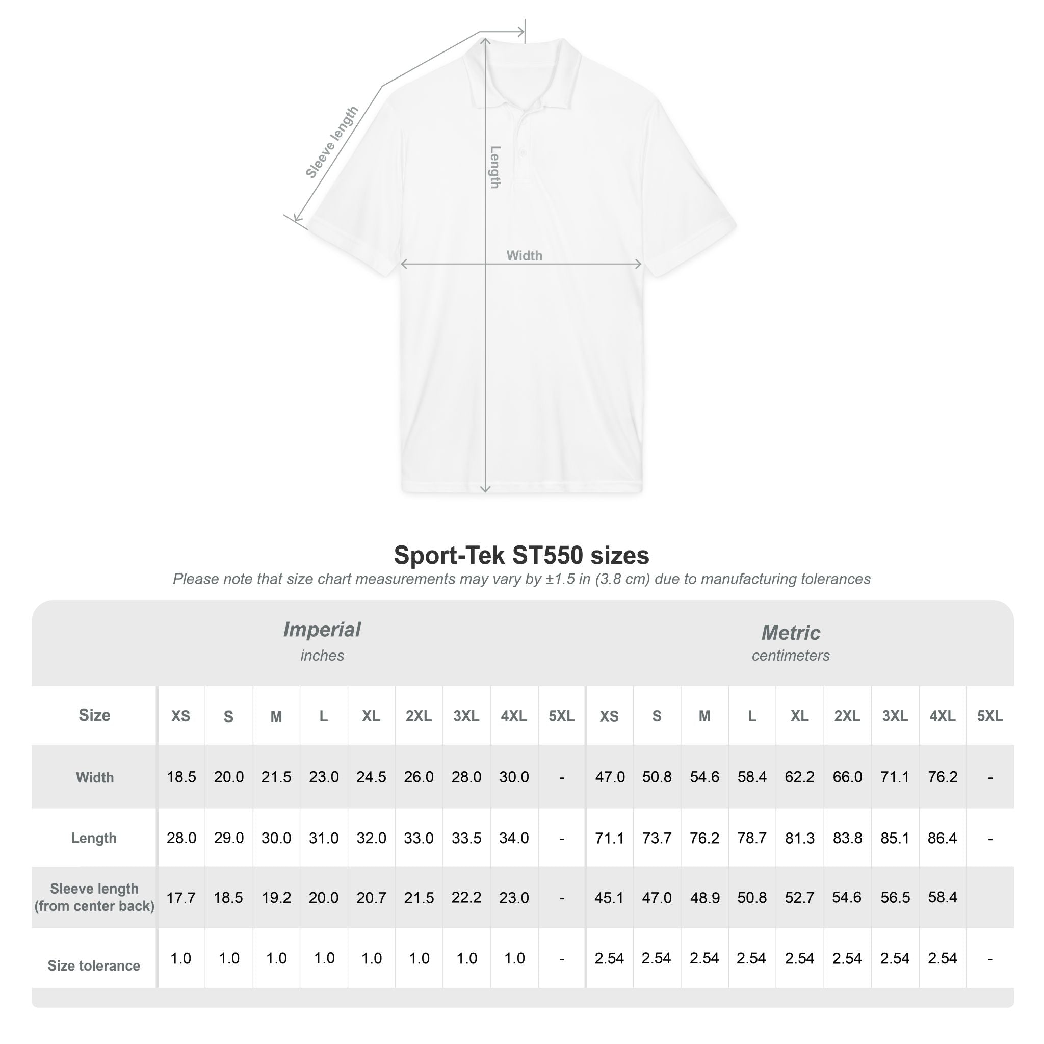 Performance Polo — 'Note8m' Embroidered White Golf Shirt