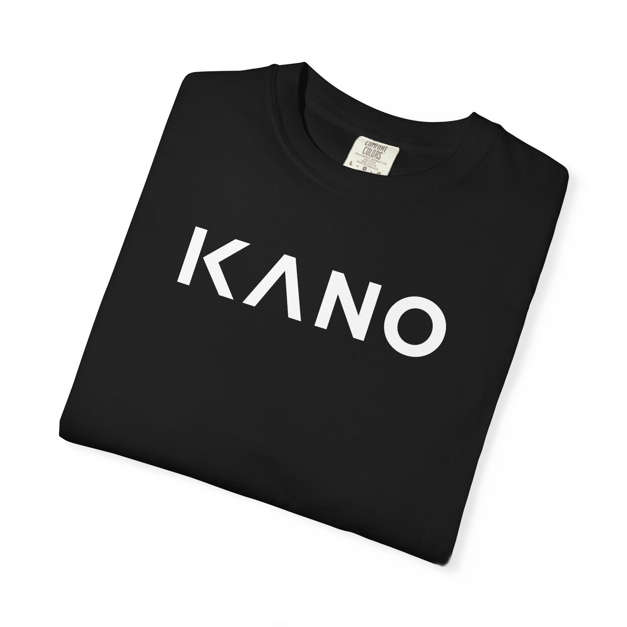 KANO Logo T-Shirt — Minimalist Black Graphic Tee