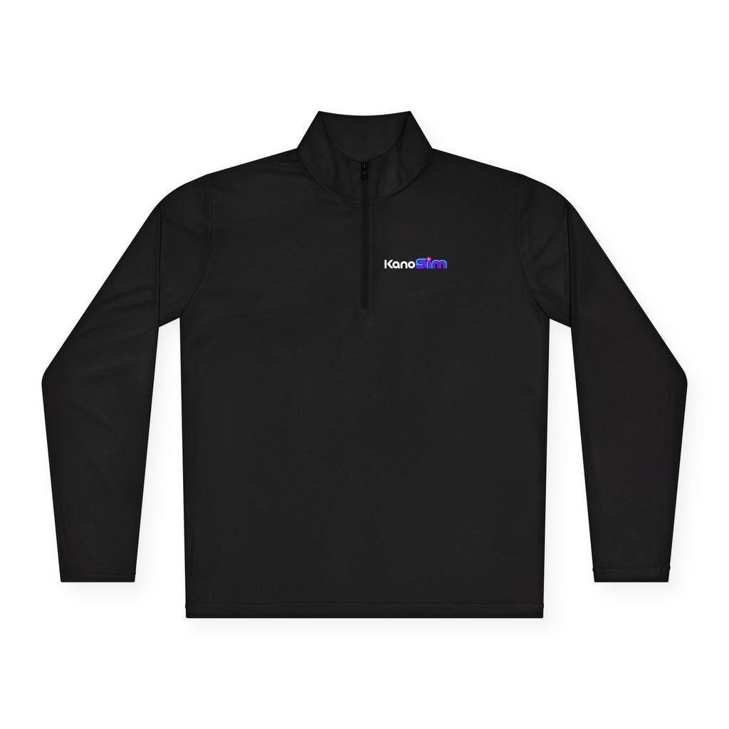 KanoSim Quarter-Zip Pullover — Minimal Logo Performance Pullover
