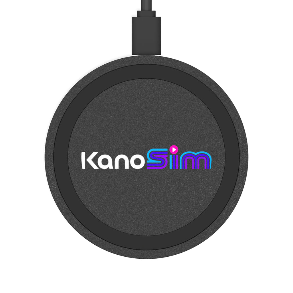 Wireless Charging Pad — Quake 5W Qi Fast Charger with KanoSim Logo