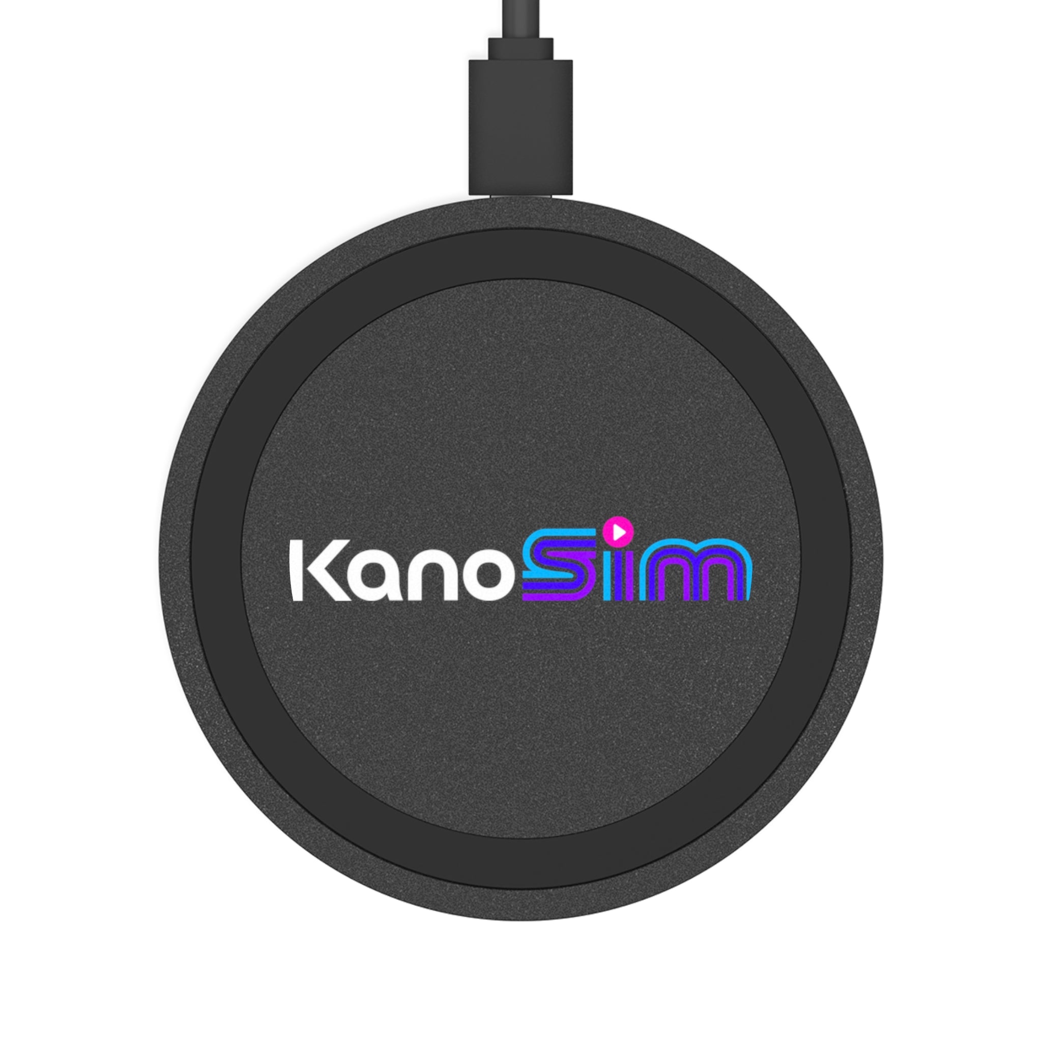Wireless Charging Pad — Quake 5W Qi Fast Charger with KanoSim Logo