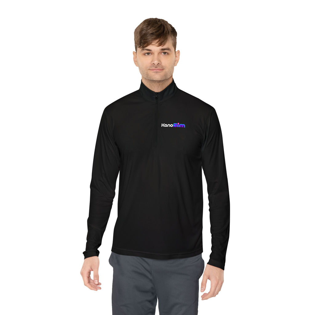 KanoSim Quarter-Zip Pullover — Minimal Logo Performance Pullover