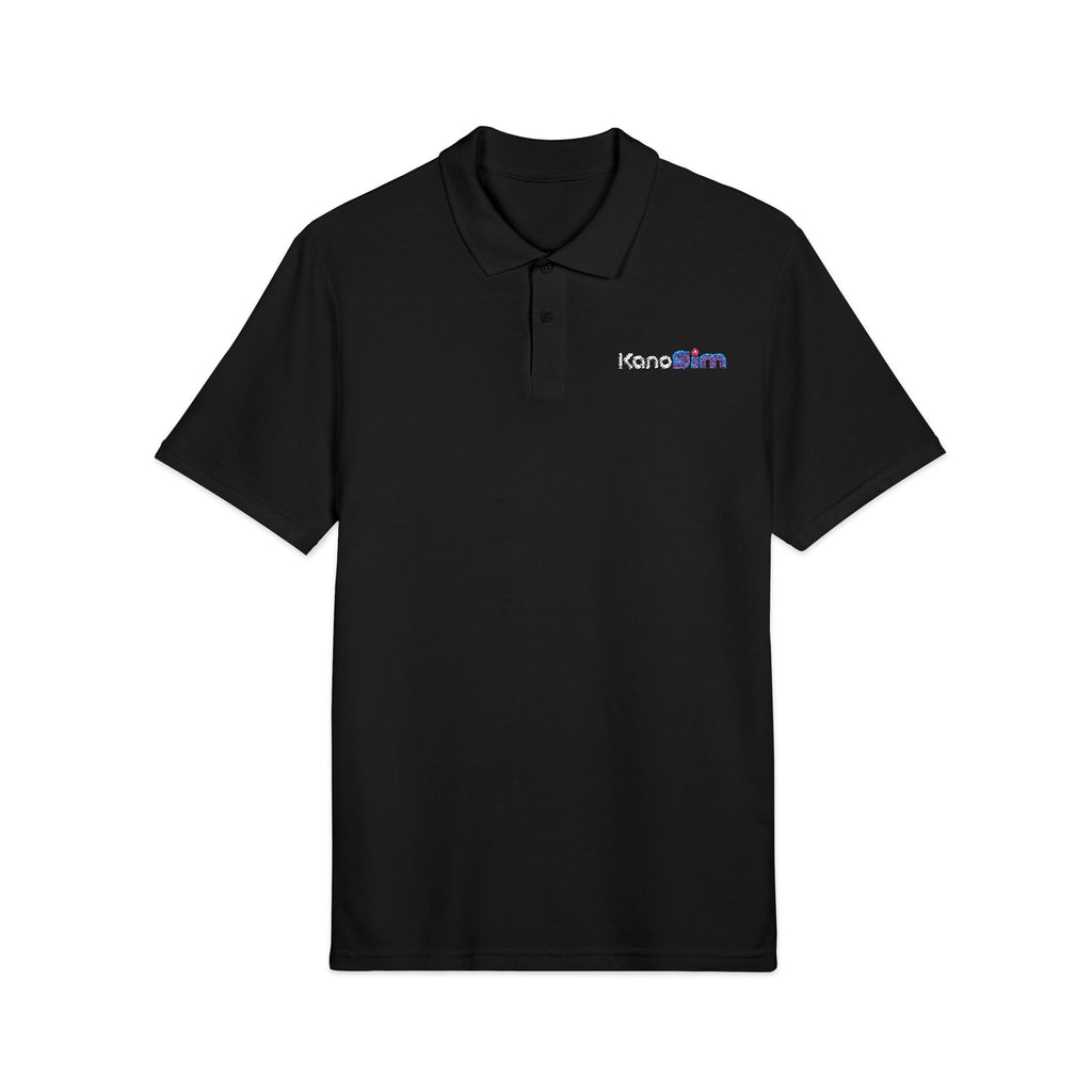 Embroidered Polo Shirt — Subtle Script Chest Logo